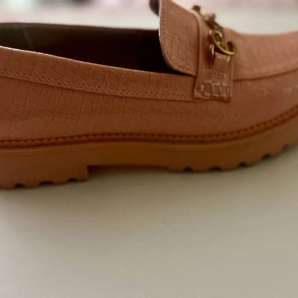Circus by Sam Edelman Malibu Peach Size 10 Lug Sole Loafers - Picture 4 of 10